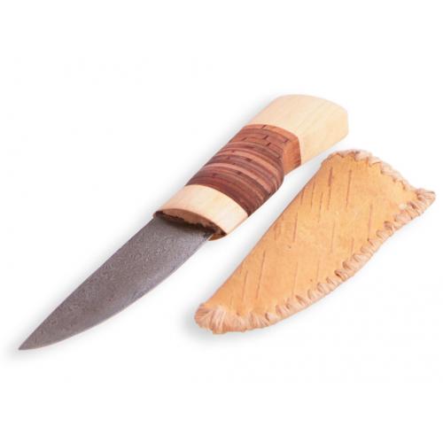 Küchenmesser Ergo Plus Birkenrinde Birkenleder 2